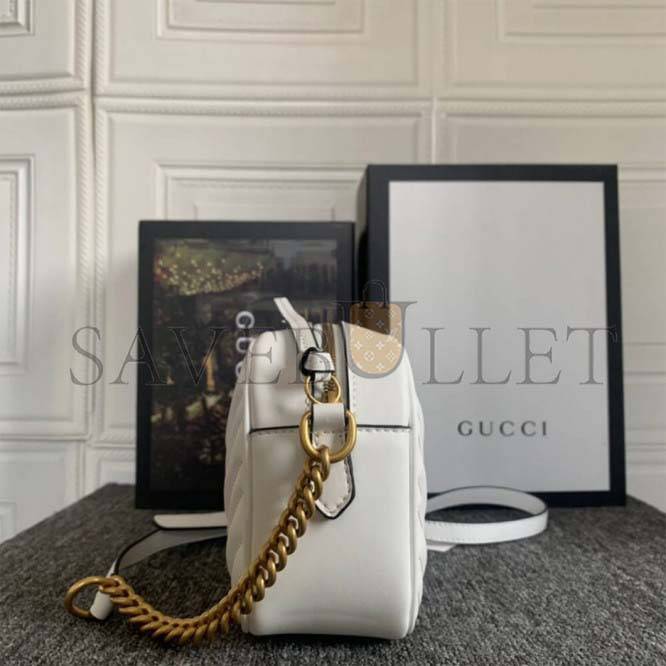 GUCCI MARMONT SMALL MATELASSE SHOULDER BAG 447632   (24*13*7cm)